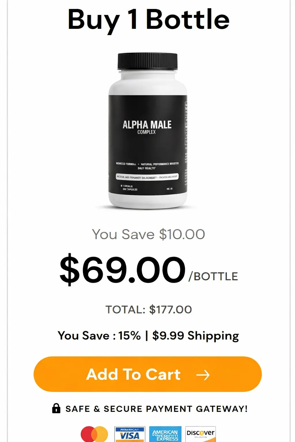 alphamale - 1 Bottle